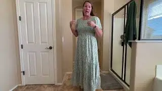 Honest Review Short Sleeve Smocked Floral Maxi Dress .mp4