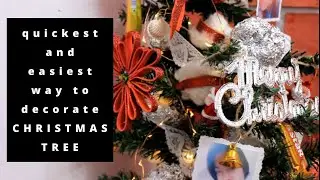 Quickest and easiest way to decorate Christmas tree | diy ornaments | Deepti Patel | Livtoe | 62