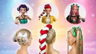 I Turned KPop Demon Hunters into Holiday Hairstyles! [New Year 2026]
