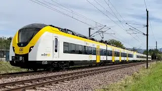 DB Regio Alstom Coradia Continental ET 1440 zu Abnahmefahrten auf der Murgtalbahn bei Bischweier