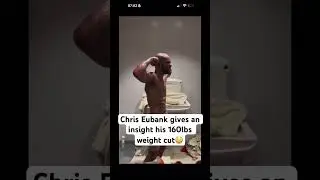 Chris Eubank guves insight into his wight Cut #EubankBenn #boxing #connorbenn