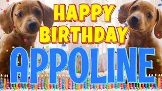 Happy Birthday Appoline! ( Funny Talking Dogs ) What Is Free On My Birthday