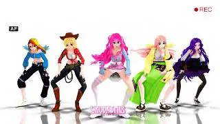 (MMD x MLP) Cafeteria Song 🩵🧡🩷💛💜
