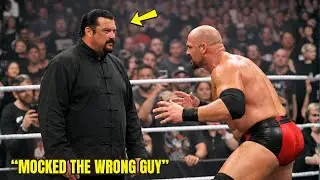 EPIC SHOWDOWN: 400LB SUMO WRESTLER MOCKS STEVEN SEAGAL!