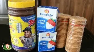 SOBREMESA COM 3 INGREDIENTES EM 2 MINUTOS