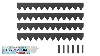 VEVOR Steel Yard Edging 40x8 in 4 pcs 19.73 lbs