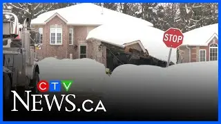 Waste recycling truck allegedly crashes into house