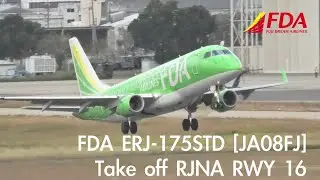 FDA ERJ-175STD [JA08FJ] Take off RJNA/NKM RW16