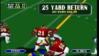 NFL BLITZ 1998 [N64] 49ers vs Panthers