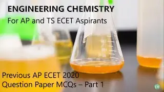 AP ECET 2020 Previous Paper MCQs || Engineering Chemistry || Common to All ||  Solutions || Part - 1