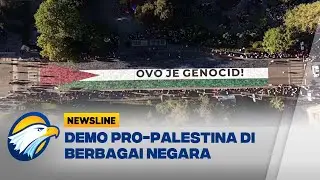 Begini Kondisi Demo Pro-Palestina di Meksiko dan Bosnia - [Newsline]