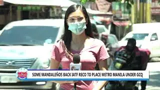 Some Mandale&ntilde;os back IATF reco to place Metro Manila under GCQ