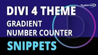 Divi 4 Gradient Number Counter 😎