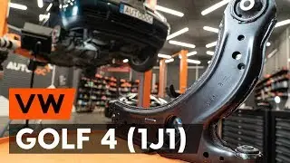 Kā nomainīt priekšējās svira VW GOLF 4 (1J1) [AUTODOC VIDEOPAMĀCĪBA]