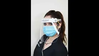 HOLIDAY DEPILATORI: Come montare una visiera protettiva! How to mount a protective visor!