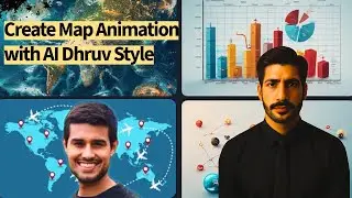 Animated Maps & Infographics in Minutes with AI , Dhruv Rathee Style