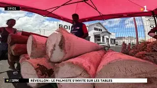 Le chou de palmiste est très apprécié pour les repas de fêtes à La Réunion. Reportage