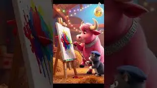 Pink Buffalo and the Magic Brush