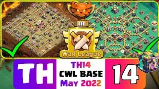 TH14 CWL War Base link for May 2022!! Best Top 15 Town Hall 14 Base anti 3 star