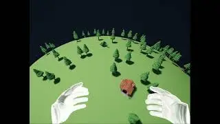 Vr God Sim GameDev - Gravity, time stop, rotation and building collision