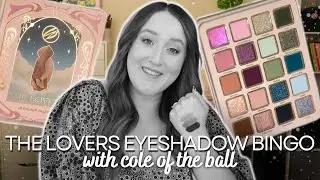 COSMIC BEAUTY *THE LOVERS* EYESHADOW PALETTE BINGO CHALLENGE! Eye Shadow Roulette Makeup Review