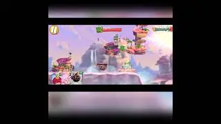 Angry Birds 2 Cobalt Plateaus Pig Bay Boss Level 486 #shorts