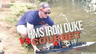 Courbet против HMS IronDuke &mdash; БОЙ RC-КОРАБЛЕЙ