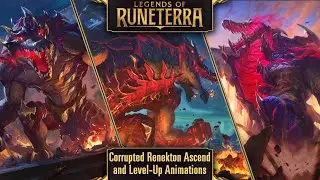 Legends of Runeterra - Corrupted Renekton Level-Up Animation
