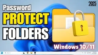 How to LOCK FOLDER in Windows (2025)