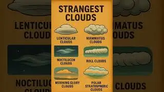 Strangest Clouds in the Sky 🌩️ | Unbelievable Cloud Phenomena #shorts