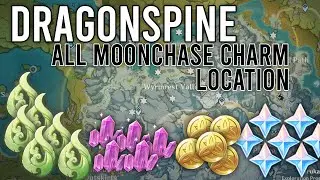 ALL DRAGONSPINE MOONCHASE CHARMS LOCATION - Path of Austere Frost - Genshin Impact
