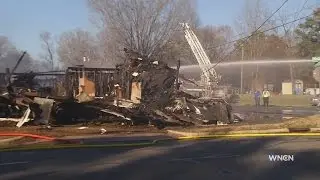3 buildings destroyed in Sanford fire