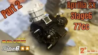 Aprilia SX Build #2 | Stage6 77cc streetrace | nudažėm bloką!!!