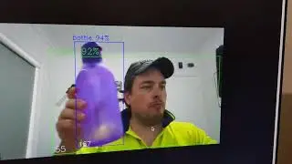 raspberry pi 5 with the 26 TOPS AI HAT from Hailo doing object tracking