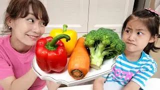 엄마가 과자만 먹어요!! 서은이의 마트에서 야채 장보기 카트 이야기 Vegetables in the Supermarket