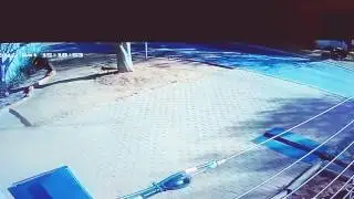 Stolen Car vs streetlight caught on CCTV in my hood