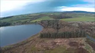 Drone flight over Lockwood Beck Reservoir North Yorkshire