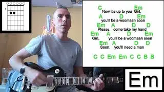 Girl You'll Be a Woman Soon - Urge Overkill / Guitar Lesson / Cover / Lyrics