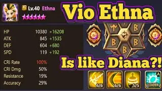 When Violent Ethna Becomes a Diana, Infinite Turns?! - Summoners War