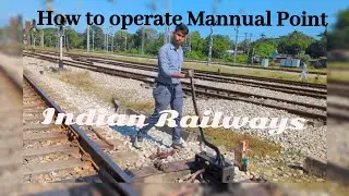 How to Operate Manual Point in Indian Railways | Railway Points & Crossing Explained Bangla