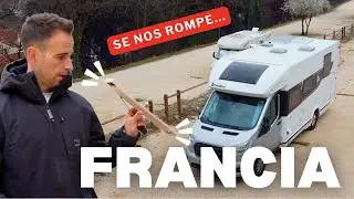ASÍ SON LAS ÁREAS DE AUTOCARAVANAS DE FRANCIA, ARREGLAMOS EL MANGO DE LA PUERTA
