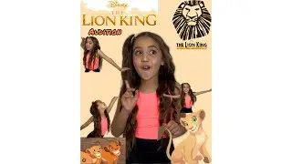 Bella Hill bringing Young Nala to life!🦁| The Lion King Broadway Musical Audition @disneymusicals 
