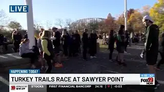 Runners, walkers gear up for the Turkey Trails race at Sawyer Point