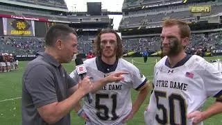 Pat & Chris Kavanagh react to BACK-TO-BACK national championships for Notre Dame 🏆 | NCAA on ESPN