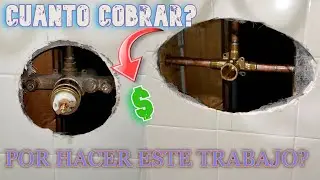 REEMPLAZAR ( DIFÍCIL ) VÁLVULA DE SHOWER🚿 | SABES CUANTO COBRAR?? 💲💲