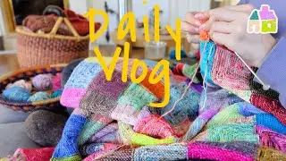 ✨🍲DAILY VLOG - Knitting Cozy Memories & Enjoying Tasty Food💗✨