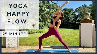 Yoga Happy Flow &bull; All-level uplifting sequence &bull; Yoga Happy &bull; Hannah Barrett Yoga