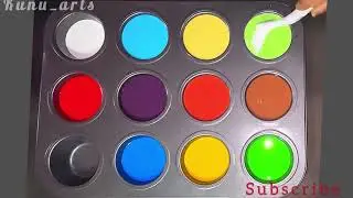 Colour mixing...🟡🟢🔵🟠 #shortsfeed #colormixing #satisfyingcolourmixing #art #colourmixingtutorials