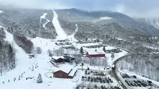 Drone Video Captures Stunning View of Vermont Skiing Resort
