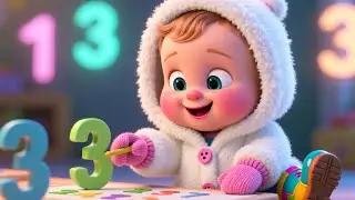Bright Xmas 123 w Baby 🎄🔢 Fun Christmas Counting Song for Kids | Learn Numbers 1 to 10